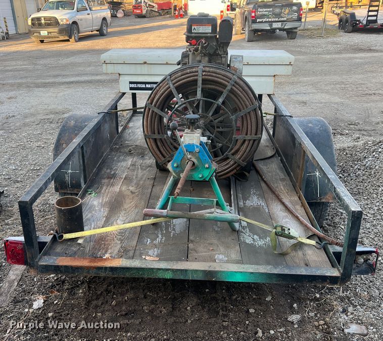 image for item JU9659 1989 Starlite  sewer auger trailer
