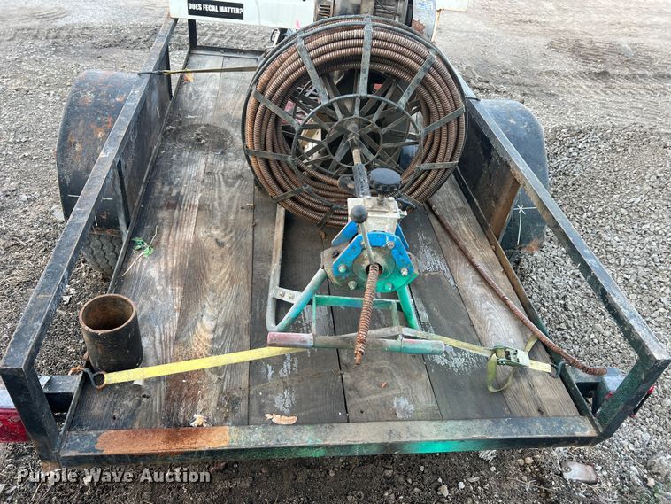 image for item JU9659 1989 Starlite  sewer auger trailer