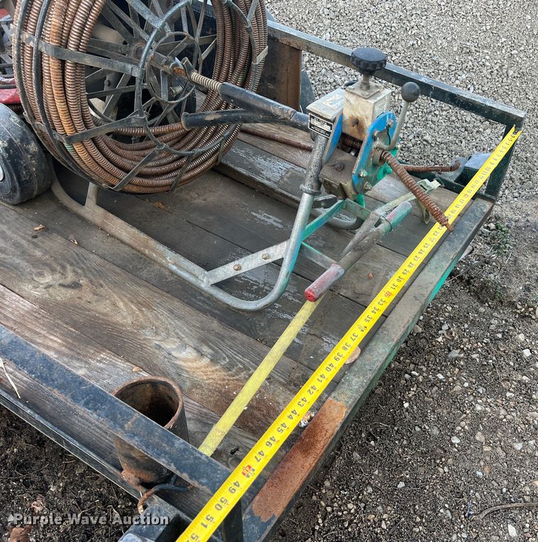 image for item JU9659 1989 Starlite  sewer auger trailer