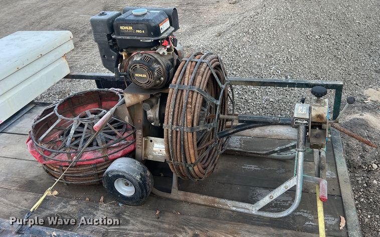 image for item JU9659 1989 Starlite  sewer auger trailer