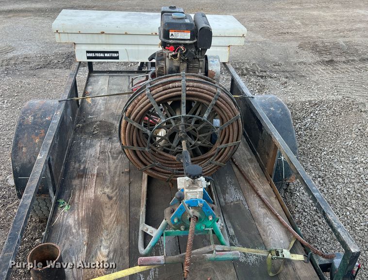image for item JU9659 1989 Starlite  sewer auger trailer