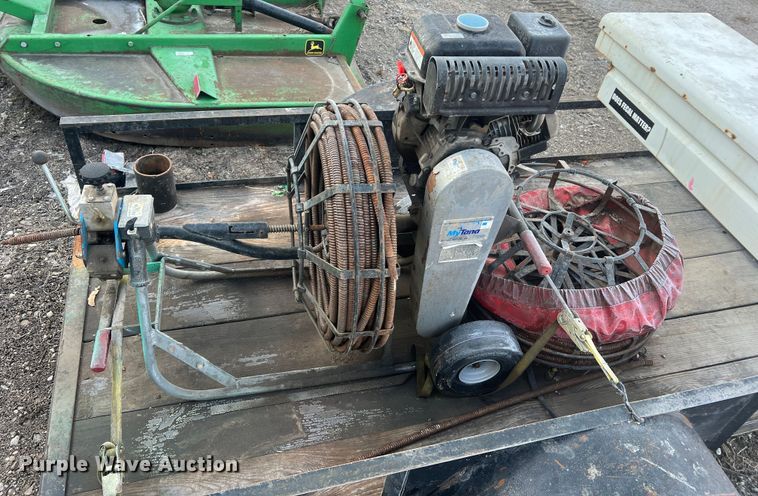 image for item JU9659 1989 Starlite  sewer auger trailer