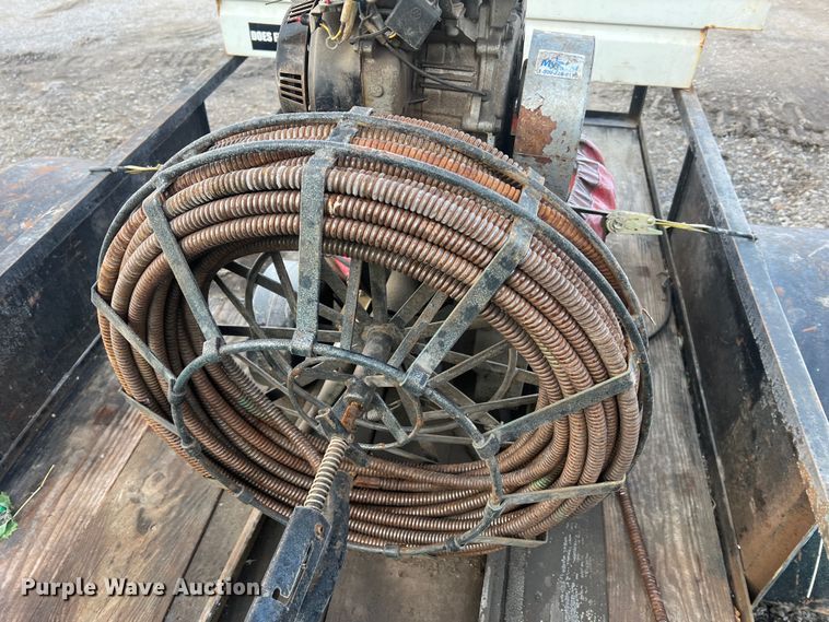 image for item JU9659 1989 Starlite  sewer auger trailer