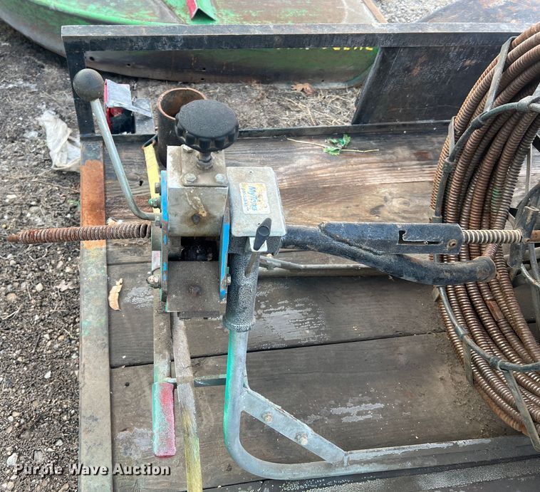 image for item JU9659 1989 Starlite  sewer auger trailer