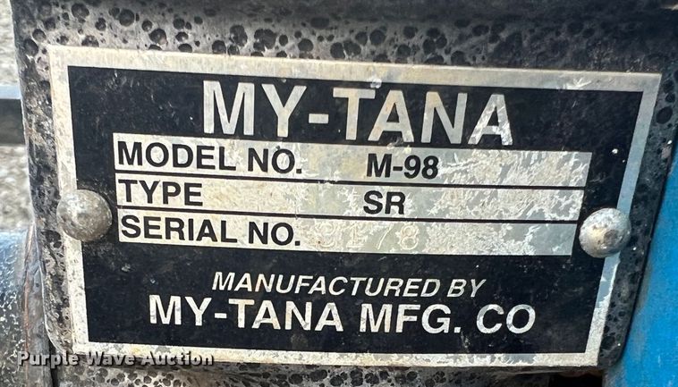 image for item JU9659 1989 Starlite  sewer auger trailer