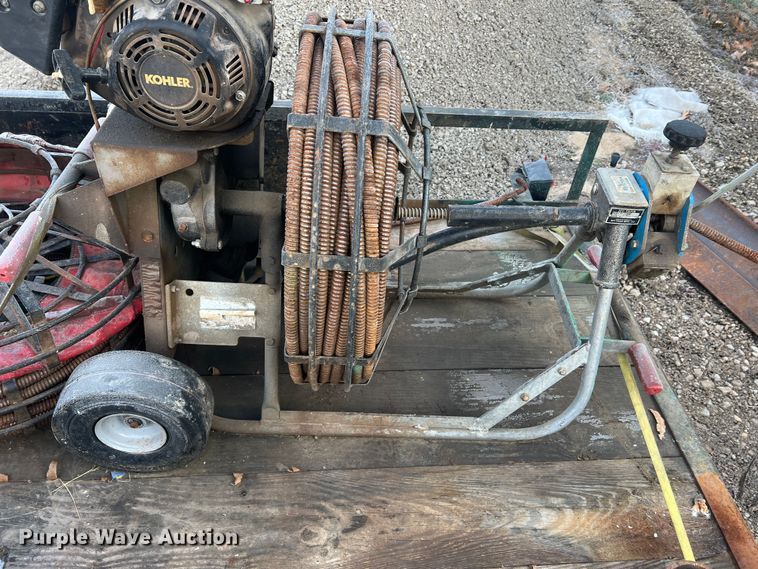 image for item JU9659 1989 Starlite  sewer auger trailer