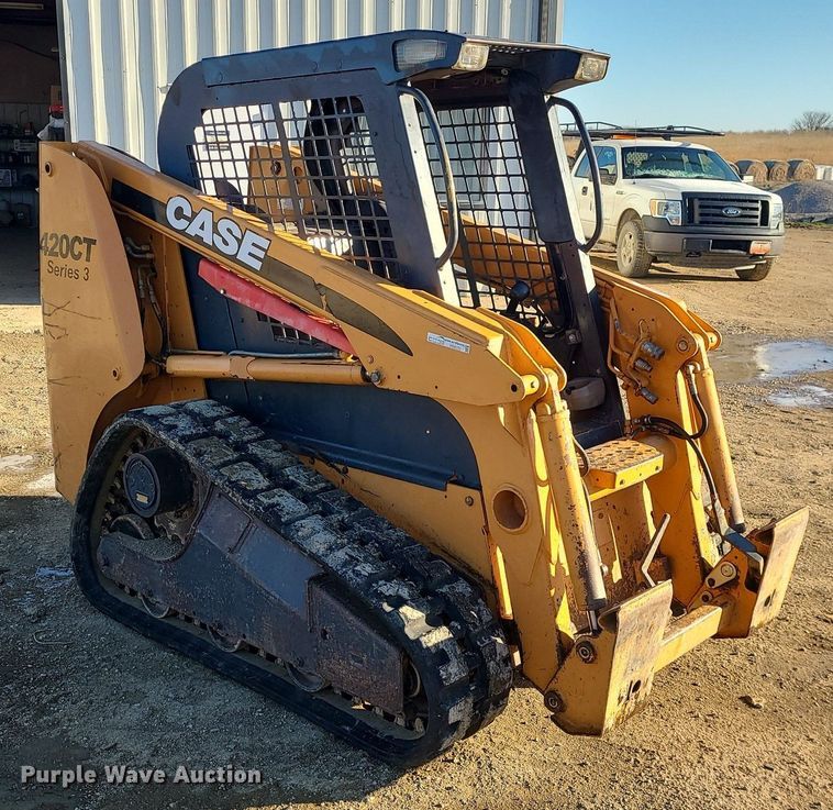 image for item LH9933 2008 Case 420CT Series 3  tracked skid steer loader