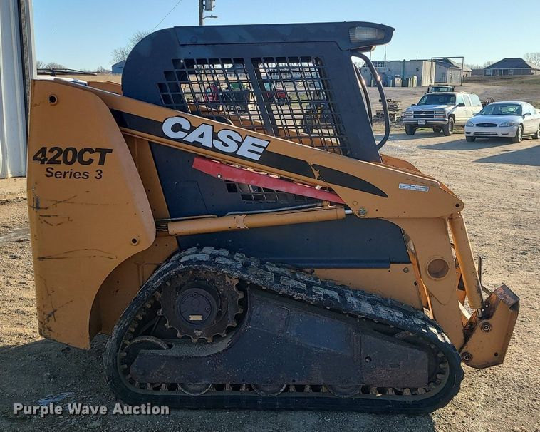 image for item LH9933 2008 Case 420CT Series 3  tracked skid steer loader