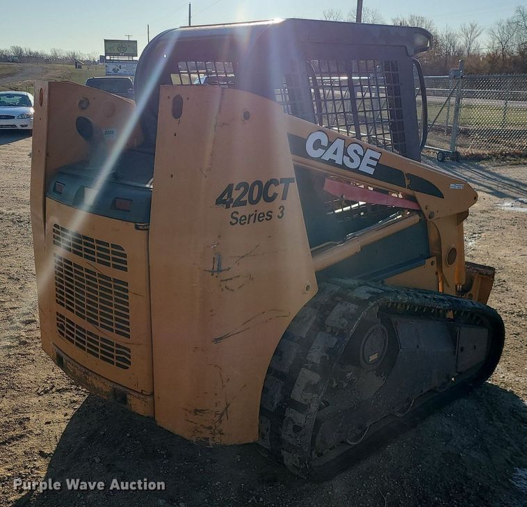 image for item LH9933 2008 Case 420CT Series 3  tracked skid steer loader