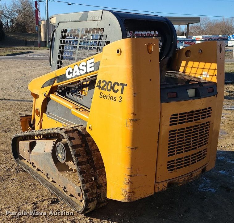 image for item LH9933 2008 Case 420CT Series 3  tracked skid steer loader