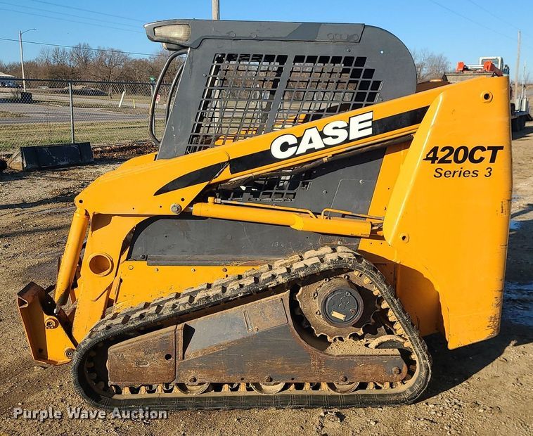 image for item LH9933 2008 Case 420CT Series 3  tracked skid steer loader