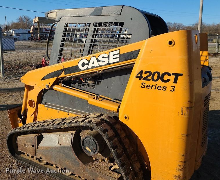 image for item LH9933 2008 Case 420CT Series 3  tracked skid steer loader