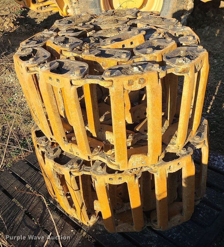 image for item LH9934 Steel over the tire skid steer tracks