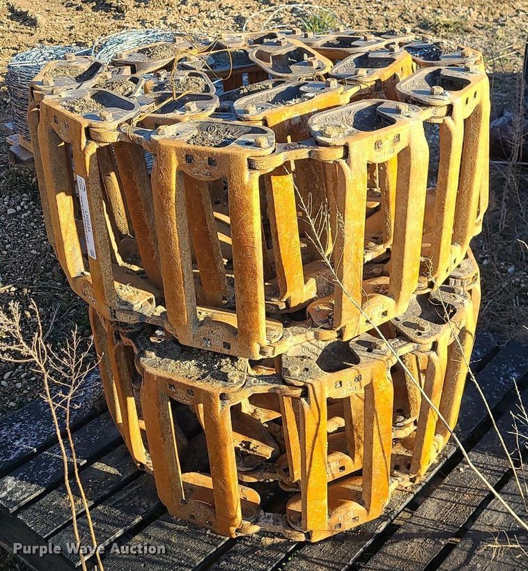 image for item LH9934 Steel over the tire skid steer tracks