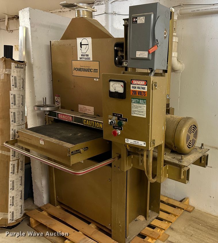 image for item LN9183 Better By Design Powermatic  planer