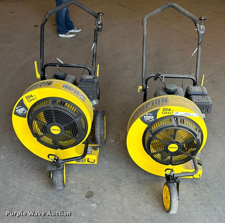 image for item LN9184 (2) Champion blowers