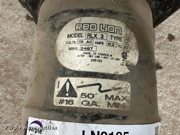 image for item LN9185 Red Lion RLX3  concrete mixer
