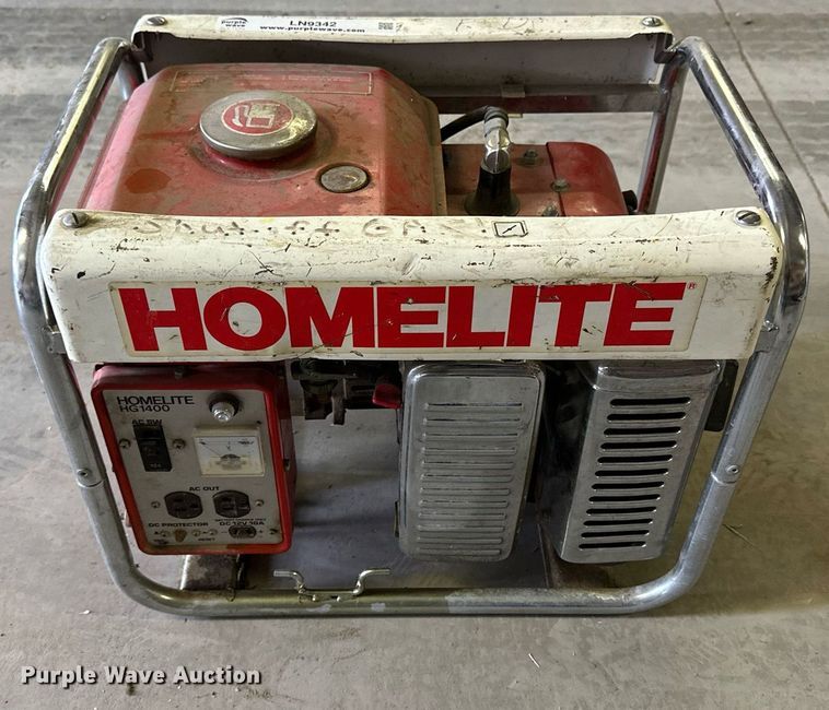image for item LN9342 Homelite HG 1400  generator