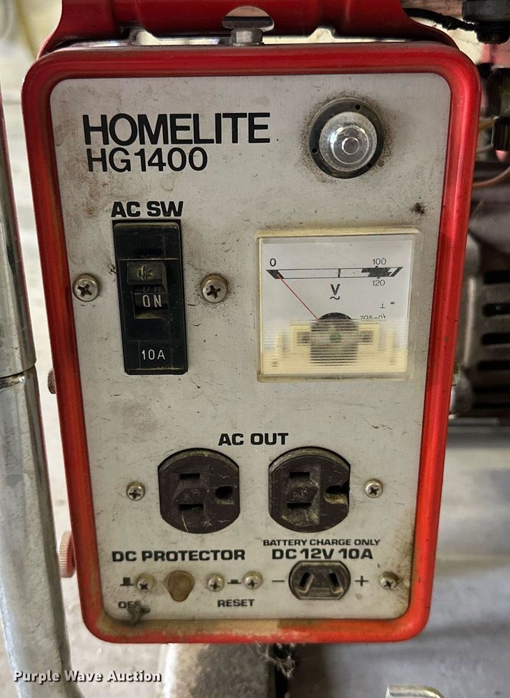 image for item LN9342 Homelite HG 1400  generator