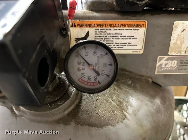 image for item LN9352 Ingersoll Rand T30  air compressor