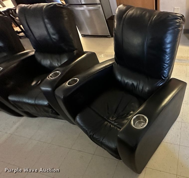 image for item LP9845 (4) theater chairs