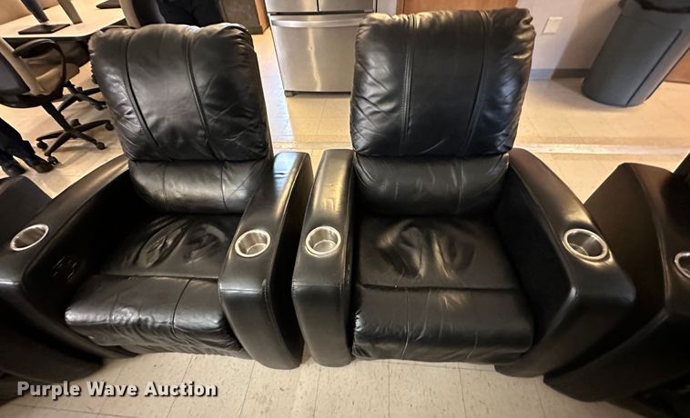 image for item LP9845 (4) theater chairs