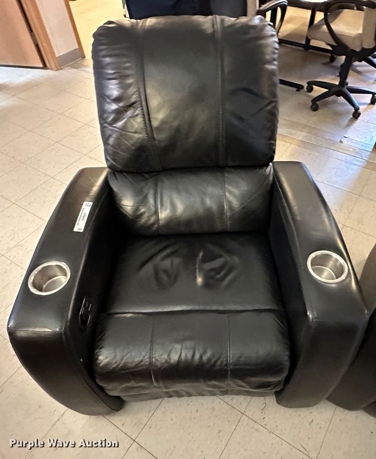 image for item LP9845 (4) theater chairs