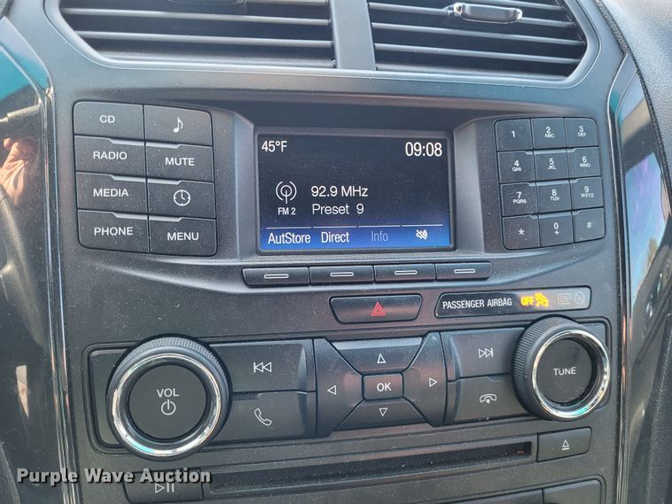 image for item LR9199 2016 Ford Explorer Police Interceptor  SUV