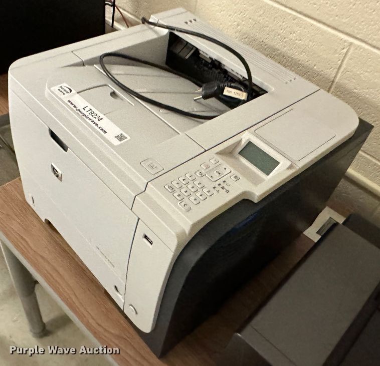 image for item LT9224 HP LaserJet P3015  printer