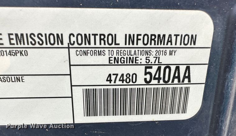 image for item LT9241 2016 Dodge Charger