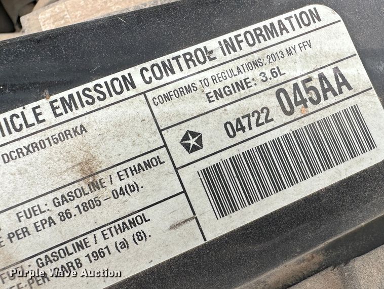 image for item LT9243 2013 Dodge Caravan  van