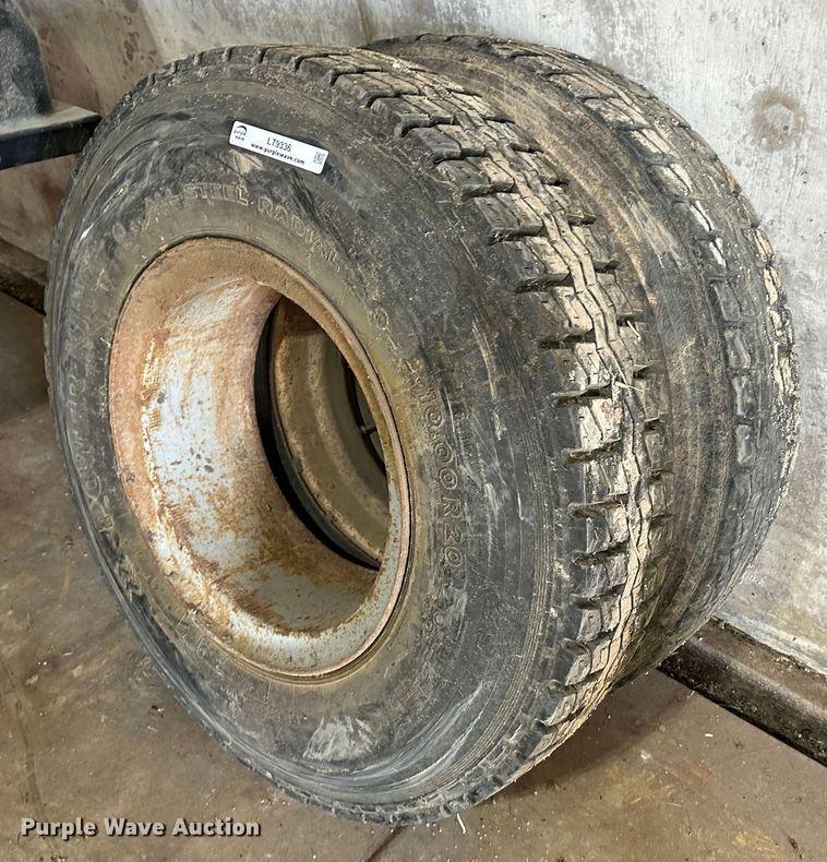 image for item LT9336 (2) 10.00R20 tires