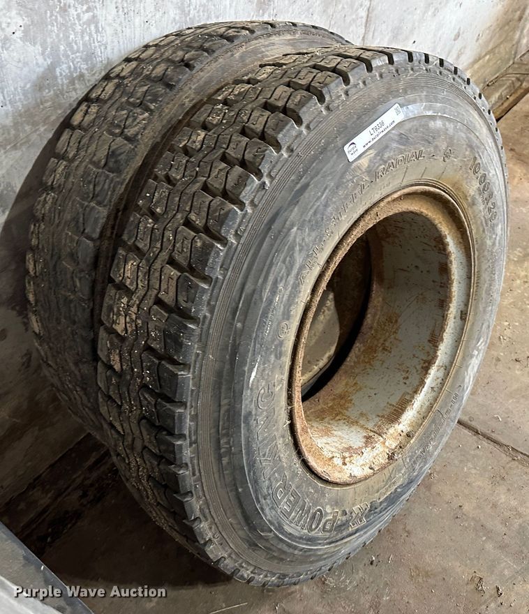 image for item LT9336 (2) 10.00R20 tires