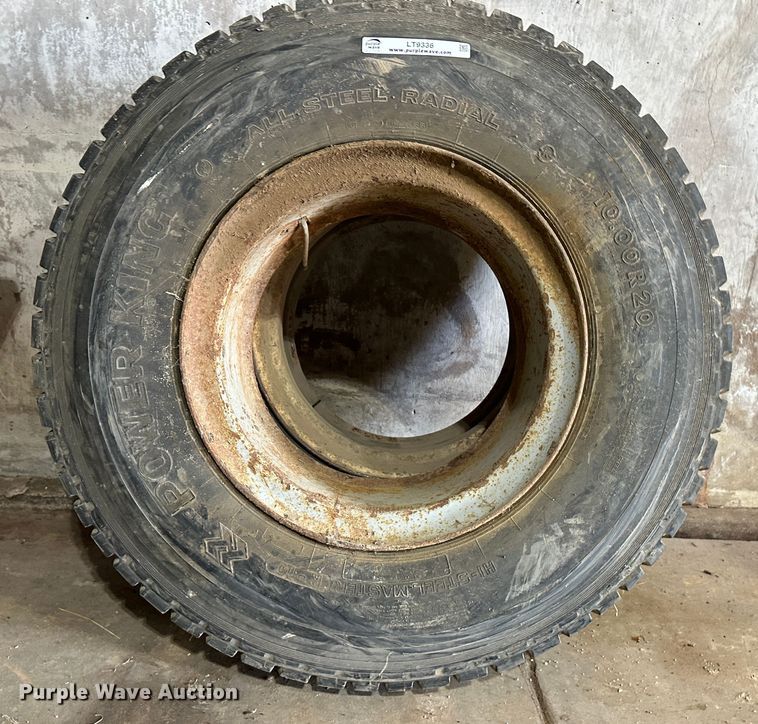 image for item LT9336 (2) 10.00R20 tires