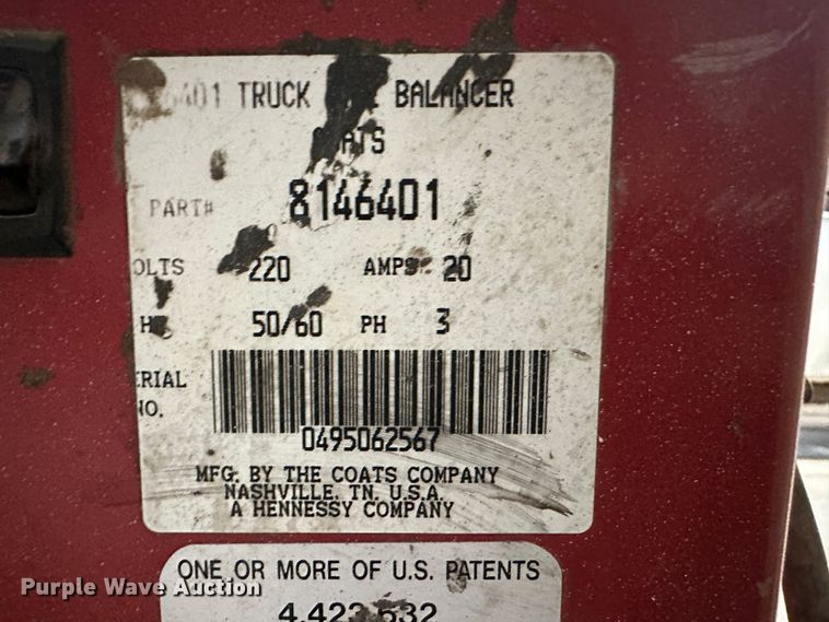 image for item LT9337 Coats 6401  tire balancer