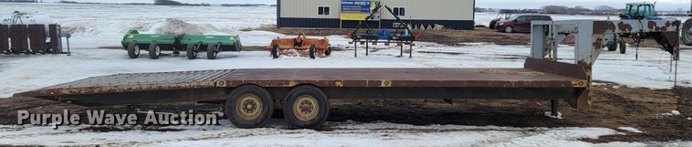 image for item LV9309 1993 Custom Fabricators  equipment trailer