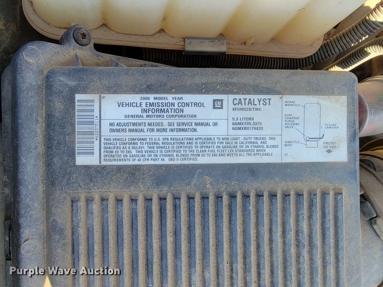 image for item LV9334 2006 Chevrolet Silverado 1500  Ext. Cab pickup truck