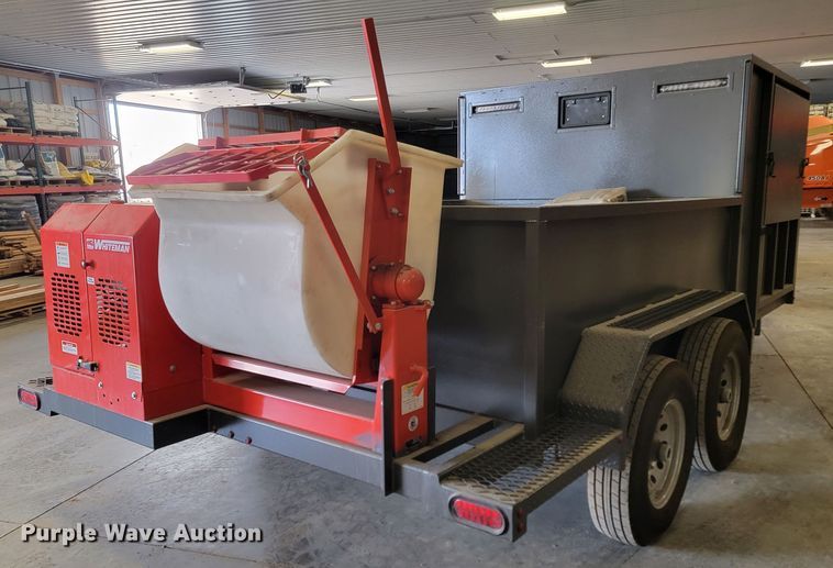 image for item LV9335 Silver Fox Trailers  concrete equipment trailer