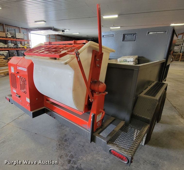 image for item LV9335 Silver Fox Trailers  concrete equipment trailer