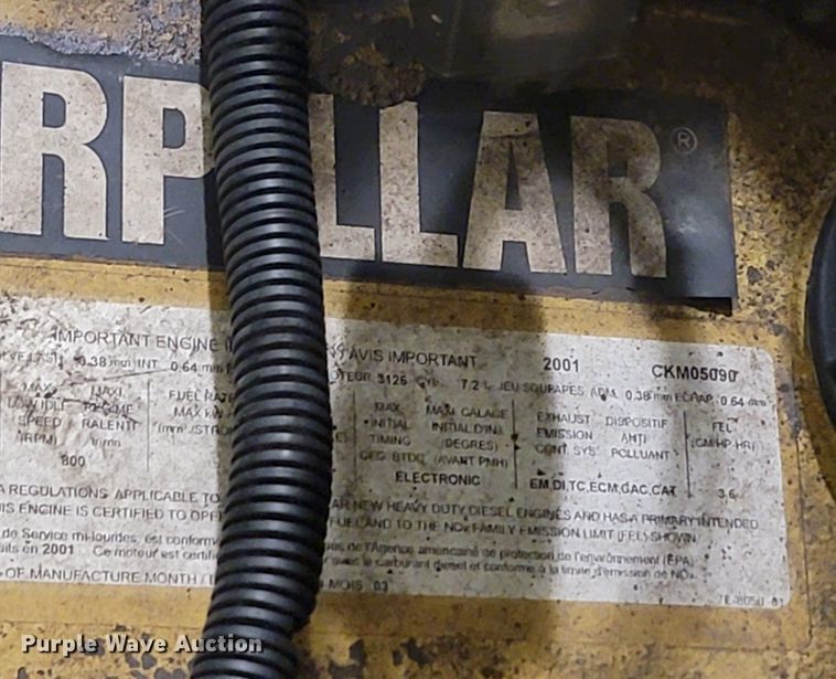 image for item LV9353 2001 GMC C8500  dump truck