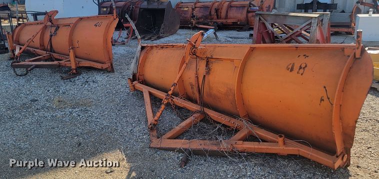 image for item LV9360 (2) 11' W snow plows