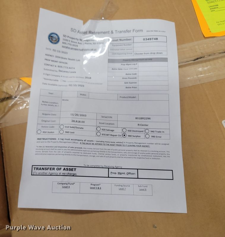 image for item LV9367 Bio-Rad  laboratory equipment