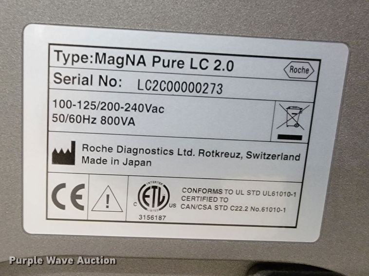 image for item LV9375 Roche MagNA LC 2.0  DNA isolation kit