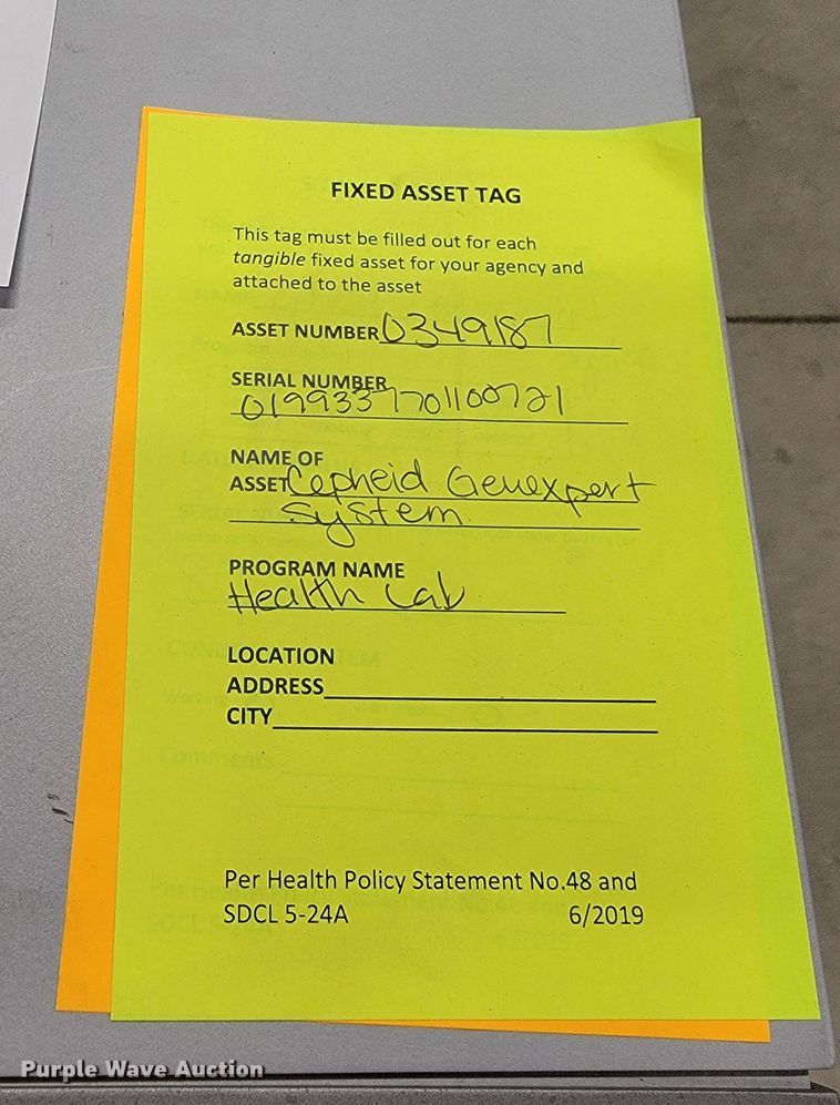 image for item LV9376 Cepheid Genxpert GX-XVI  molecular analyzer