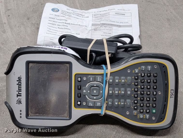 image for item LV9380 Trimble TSC3  data collector