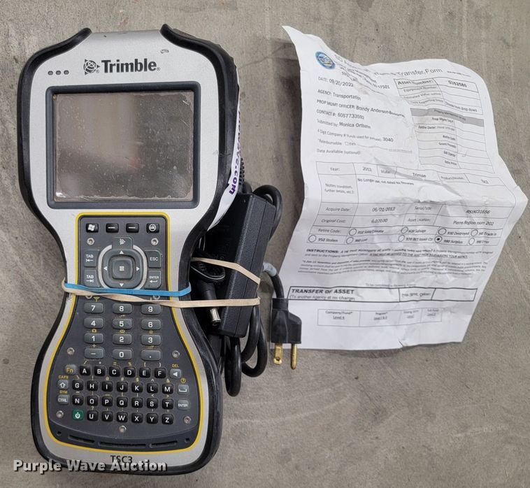 image for item LV9380 Trimble TSC3  data collector