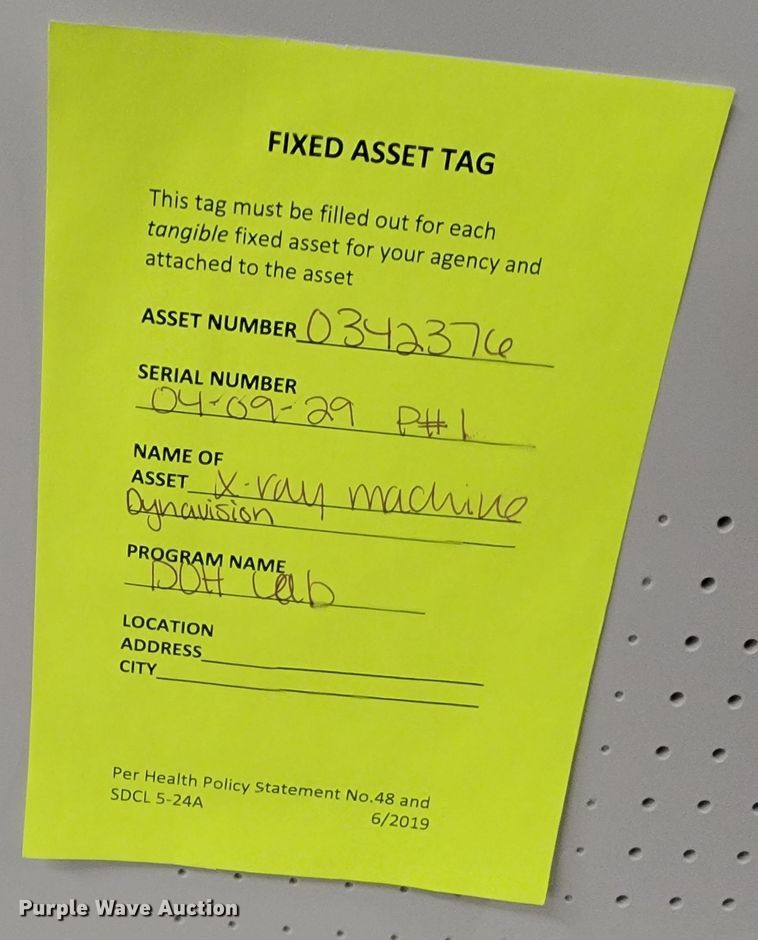 image for item LV9384 Dynavision 5333 ME  X-ray machine