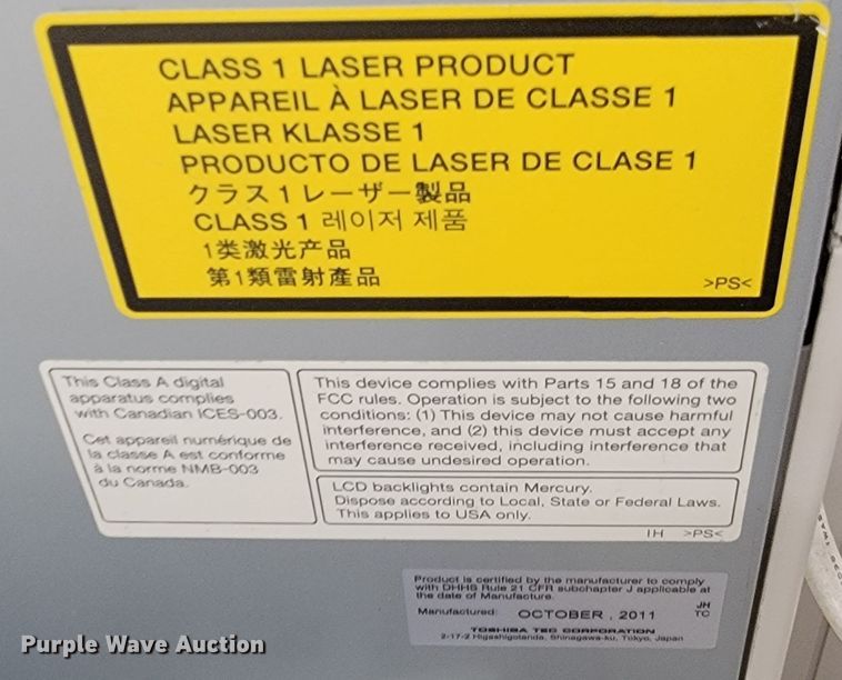 image for item LV9385 Toshiba Estudio 6540C  printer