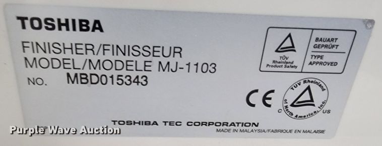 image for item LV9385 Toshiba Estudio 6540C  printer