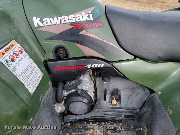 image for item LV9386 2000 Kawasaki Prarie 400  ATV